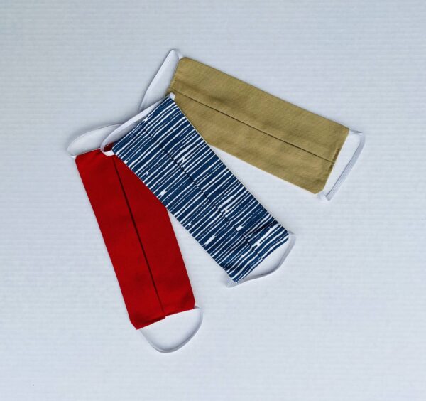 Washable Pleated Face Mask-2 pack