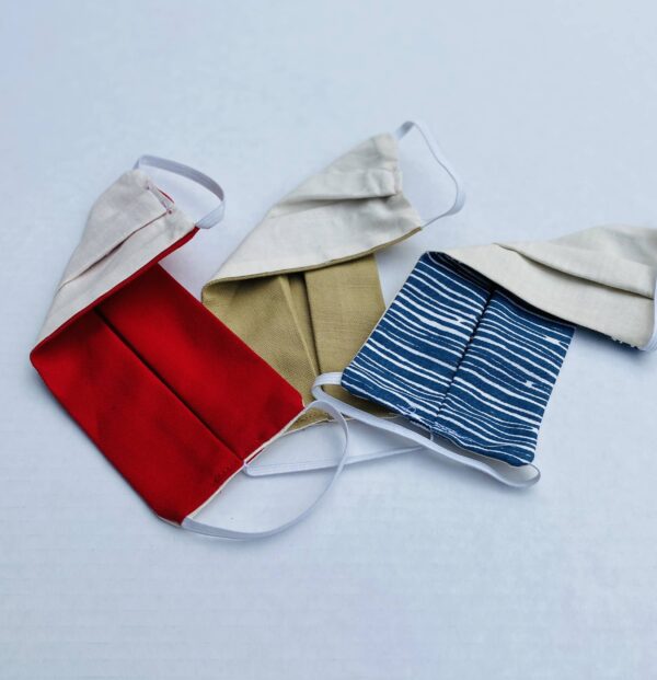 Washable Pleated Face Mask-2 pack