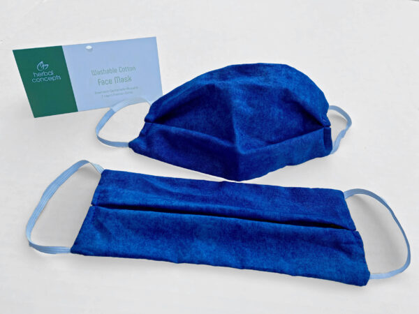 Washable Pleated Face Mask-2 pack
